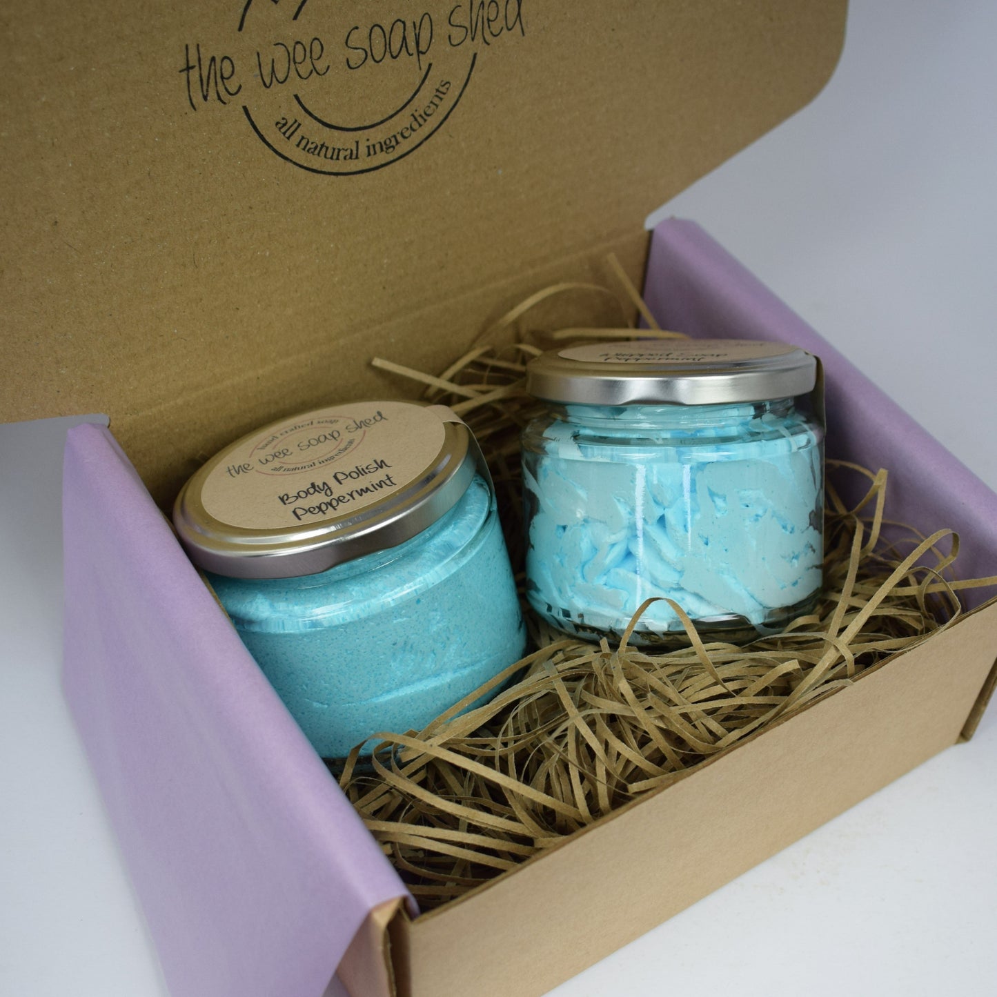 Peppermint Body Polish & Whipped Soap Gift Set Duo