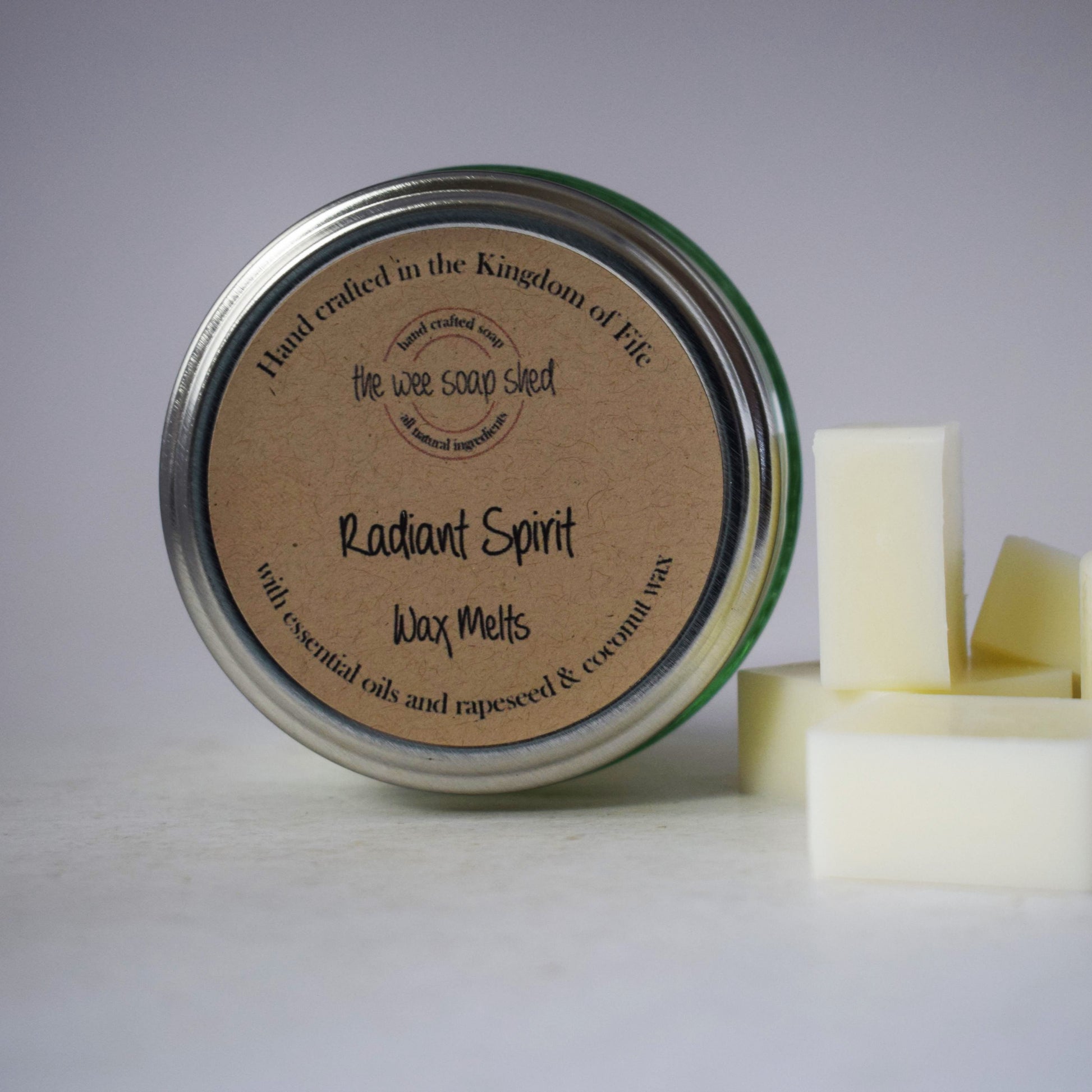 Radiant Spirit Luxury Wax Melts from The Wee Soap Shed