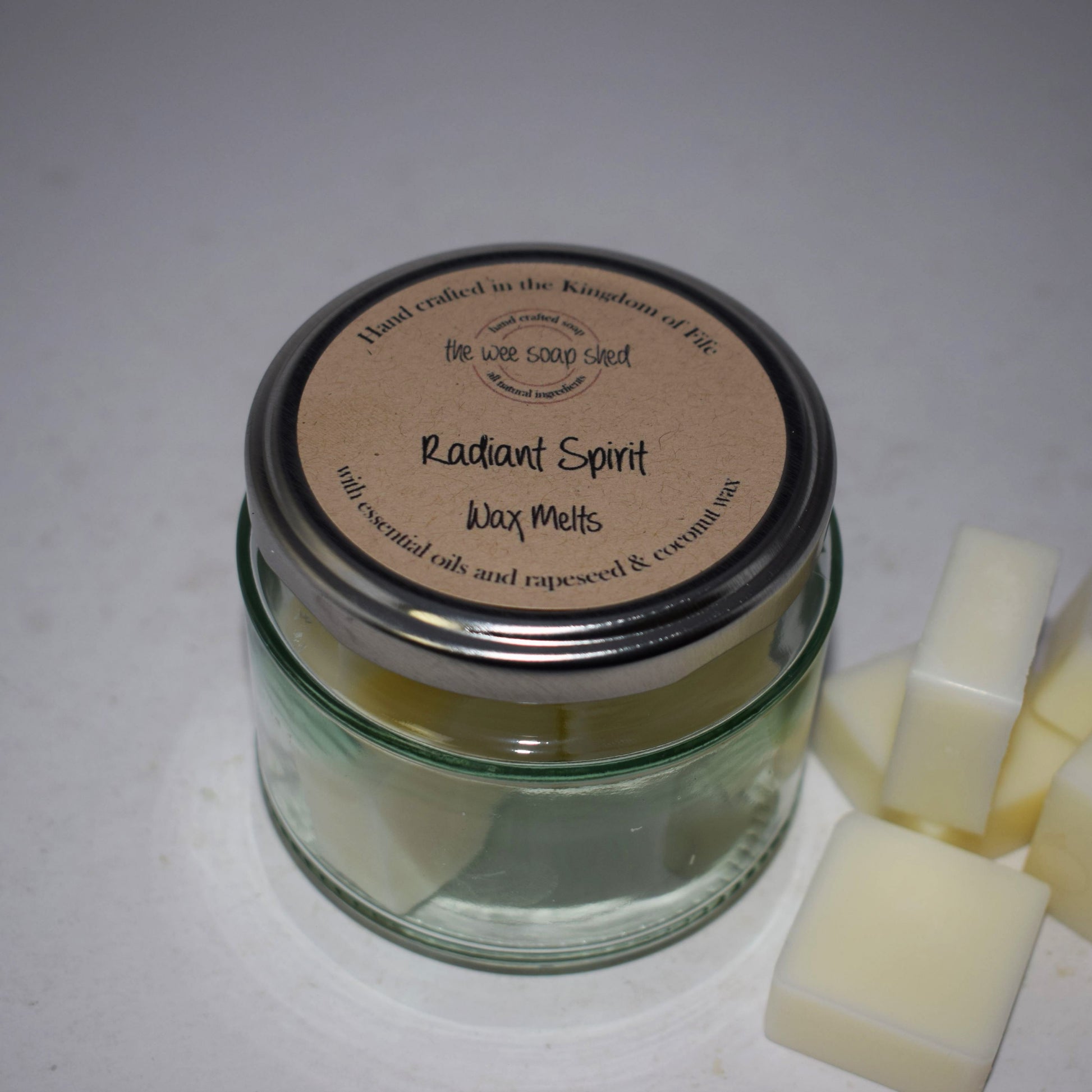 Radiant Spirit Luxury Wax Melts from The Wee Soap Shed