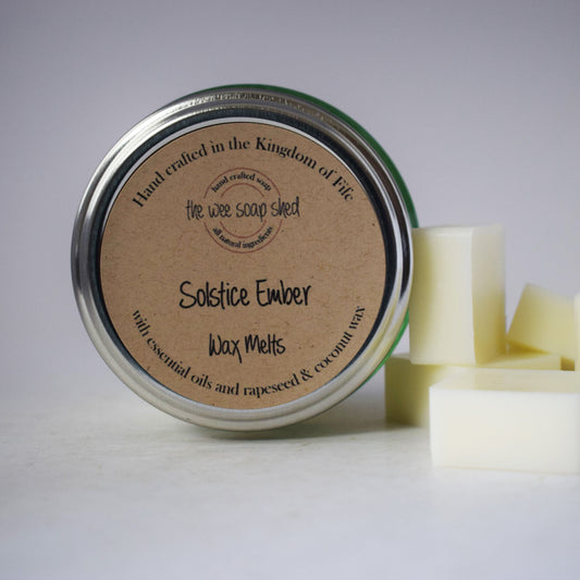 Solstice Ember Luxury Wax melt from The Wee Soap Shed