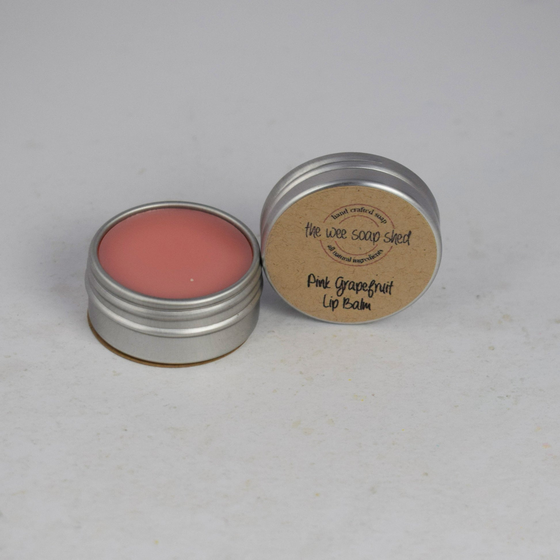Pink Grapefruit Lip Balm with cocoa butter